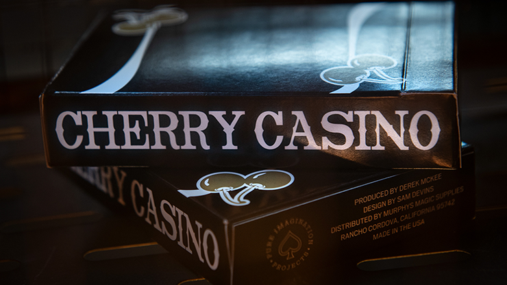 Cherry Casino (Monte Carlo Black and Gold) Playing Cards by Pure Imagination Projects