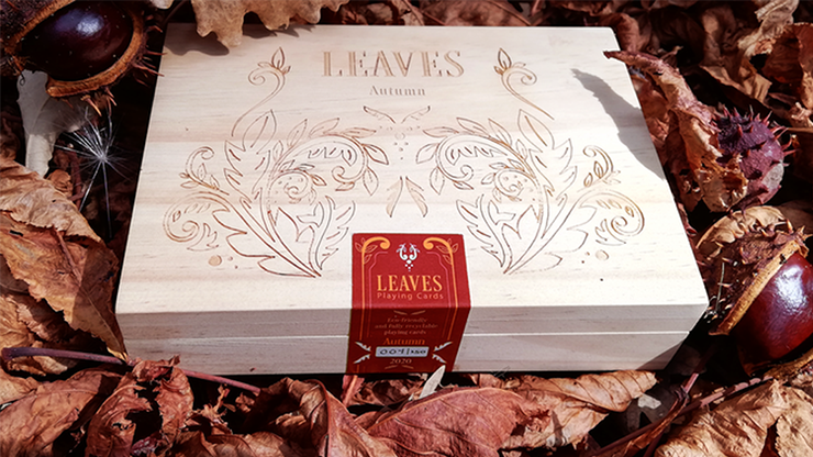 Leaves Autumn Edition Collector's Box Set Playing Cards by Dutch Card House Company