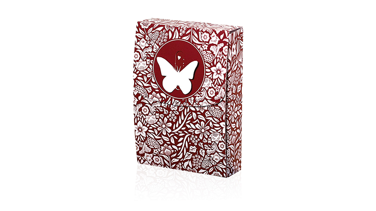 Butterfly Playing Cards Marked (Red) 3rd Edition by Ondrej Psenicka