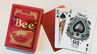 Bee Red MetalLuxe Playing Cards by US Playing Card