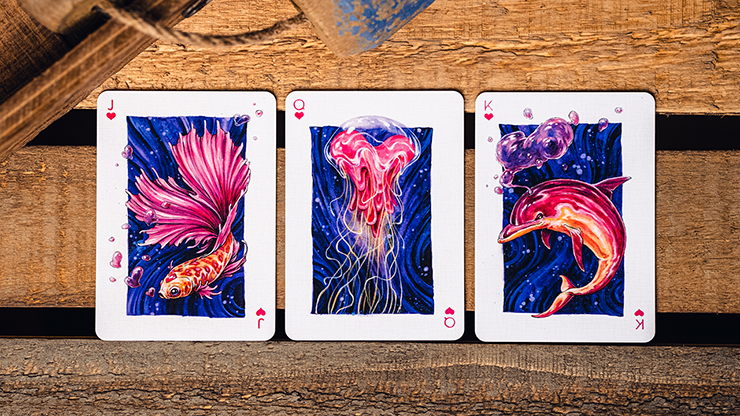 False Anchors V4 (Deep Sea)  Playing Cards by Ryan Schlutz