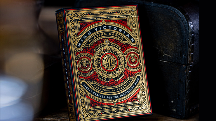 High Victorian (Red) Playing Cards by theory11