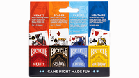 Bicycle 4 Game Pack (Euchre, Spades, Hearts and Solitaire) by US Playing Card