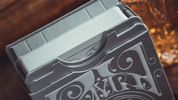 Smoke & Mirrors V8, Silver (Deluxe) Edition Playing Cards by Dan & Dave