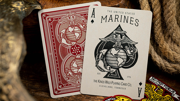 Marines Playing Cards by Kings Wild Project