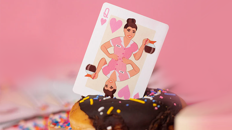 Papa Leon's Wicked Donuts (Chocolate) Playing Cards by Wounded Corner and Cam Toner