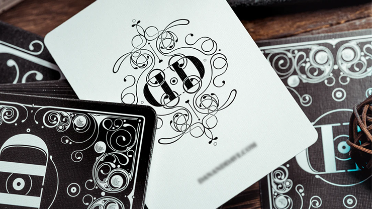 Smoke & Mirror (Mirror- Black) Deluxe Limited Edition Playing Cards by Dan & Dave