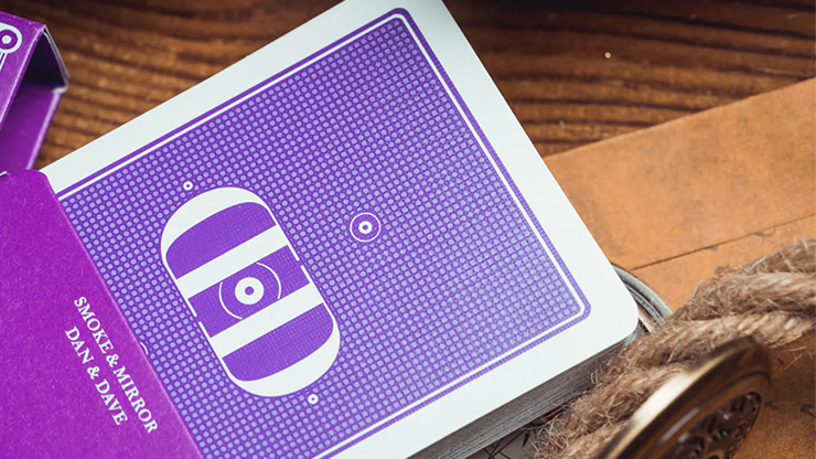 Smoke & Mirrors V9, Purple (Standard) Edition Playing Cards by Dan & Dave