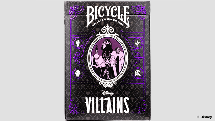 Bicycle Disney Villains (Purple) by US Playing Card Co.